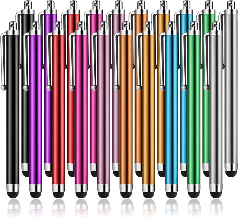AGREJO Stylus Pens for Touch Screens, High Precision Universal Stylus for iPad iPhone Tablets Samsung Galaxy All Capacitive Touch Screens (20-Pack) - Image 1